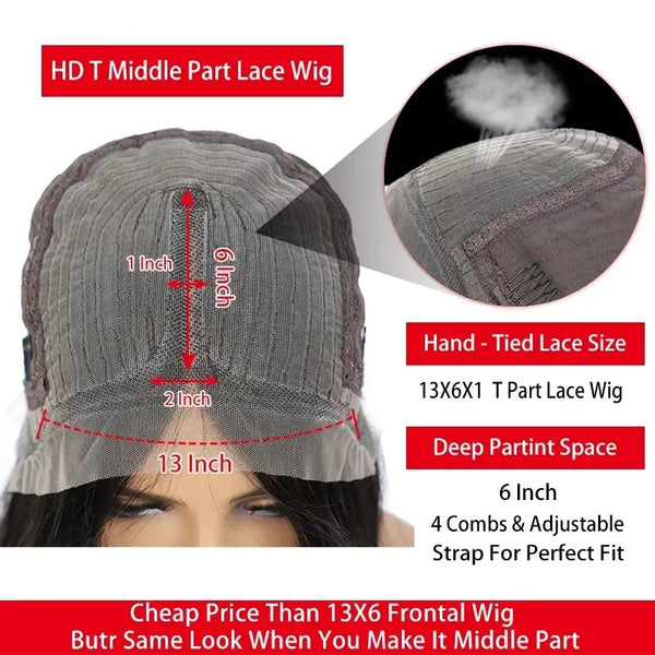 BoldWave T-Part Water Wave Wig